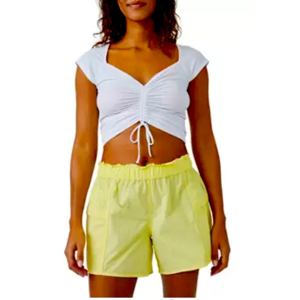 FP Movement by Free People In the Wild Shorts Glow Yellow
